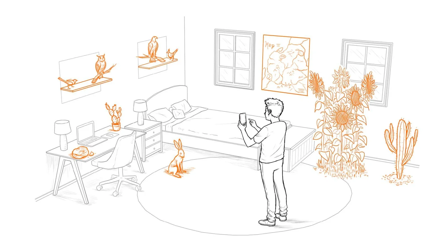 Build your own natural history museum mockup